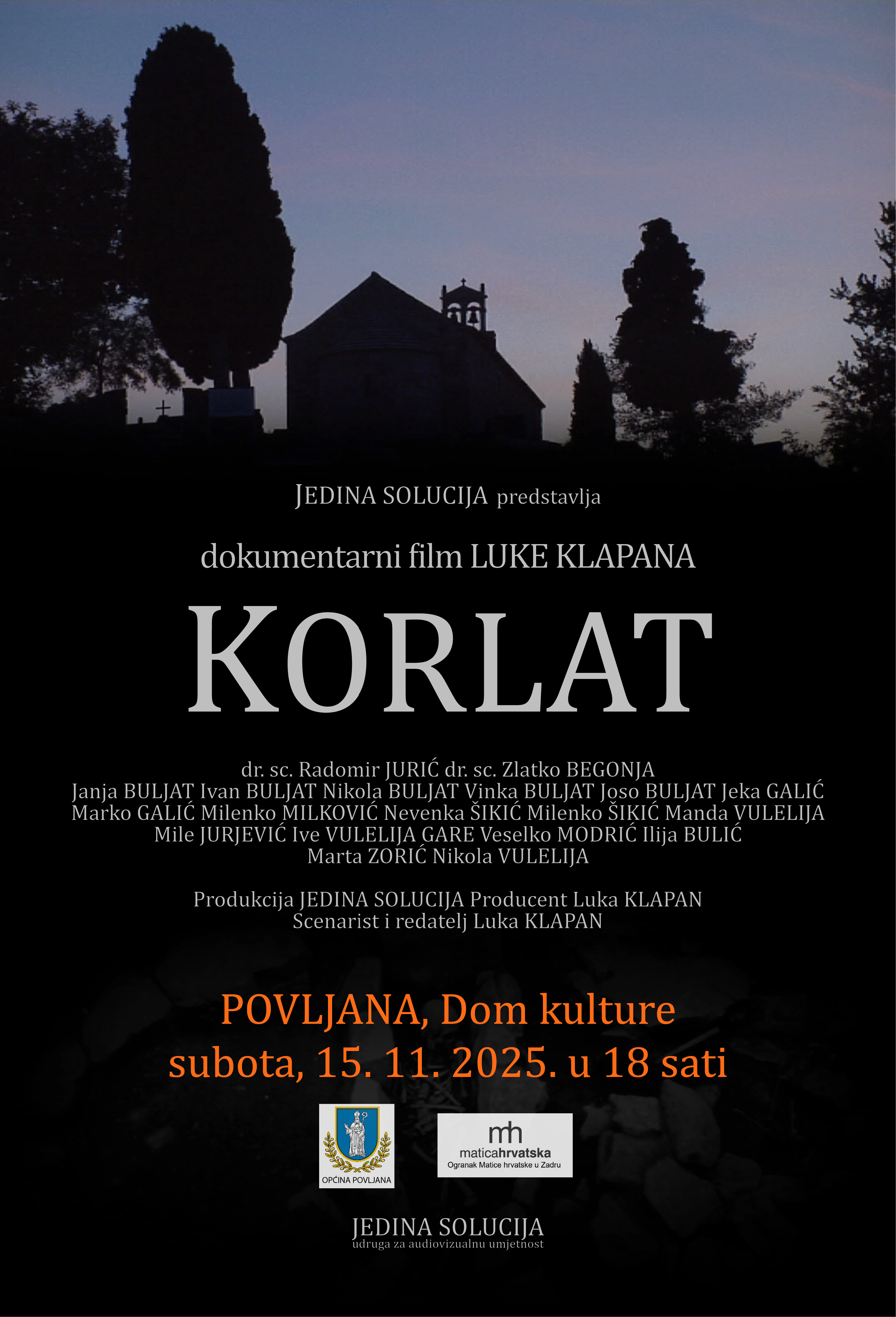 POVLJANA projekcija Korlat